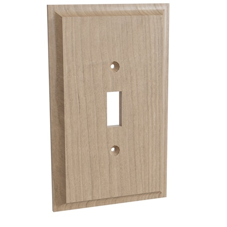 Single Light Switch Plate - Cherry